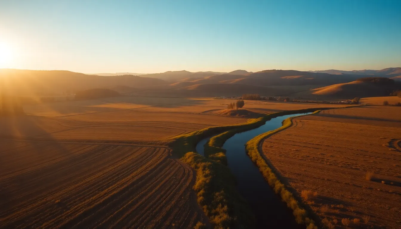Rolling Hills at Golden Hour