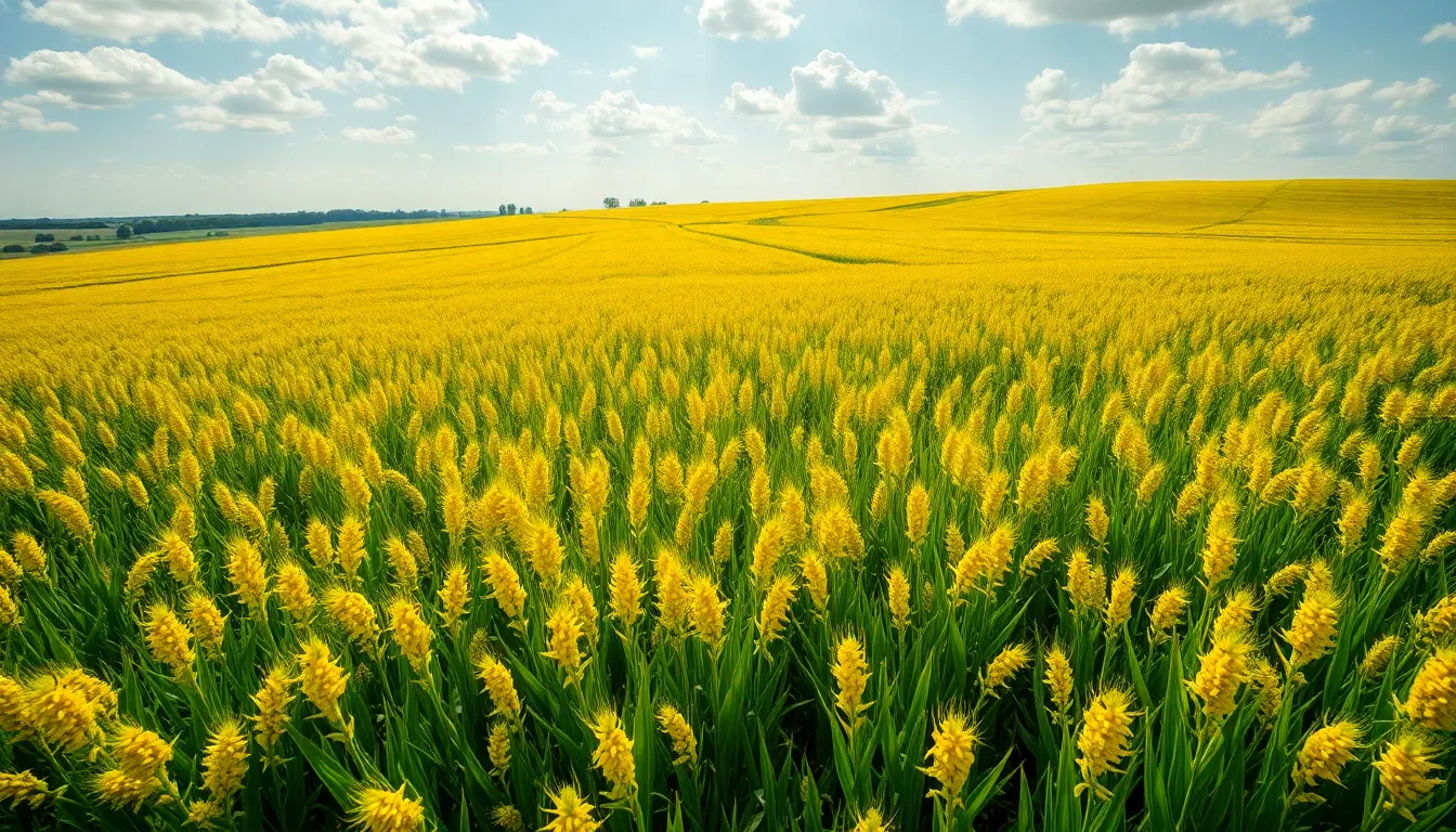Colorful Patchwork of Agricultural Fields