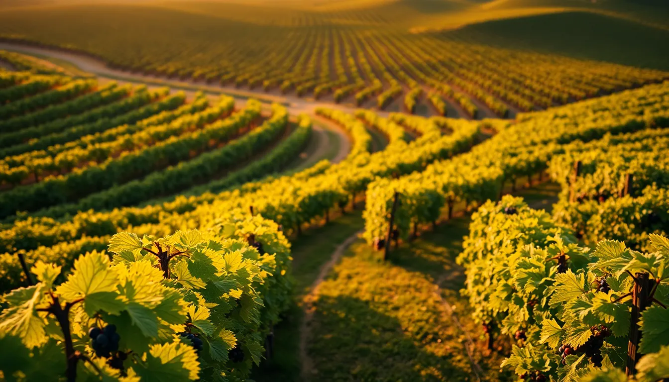 Colorful Aerial View of a Wildflower Field in Bloom