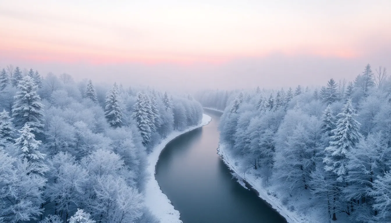 Aerial View of Dramatic Coastal Cliffs