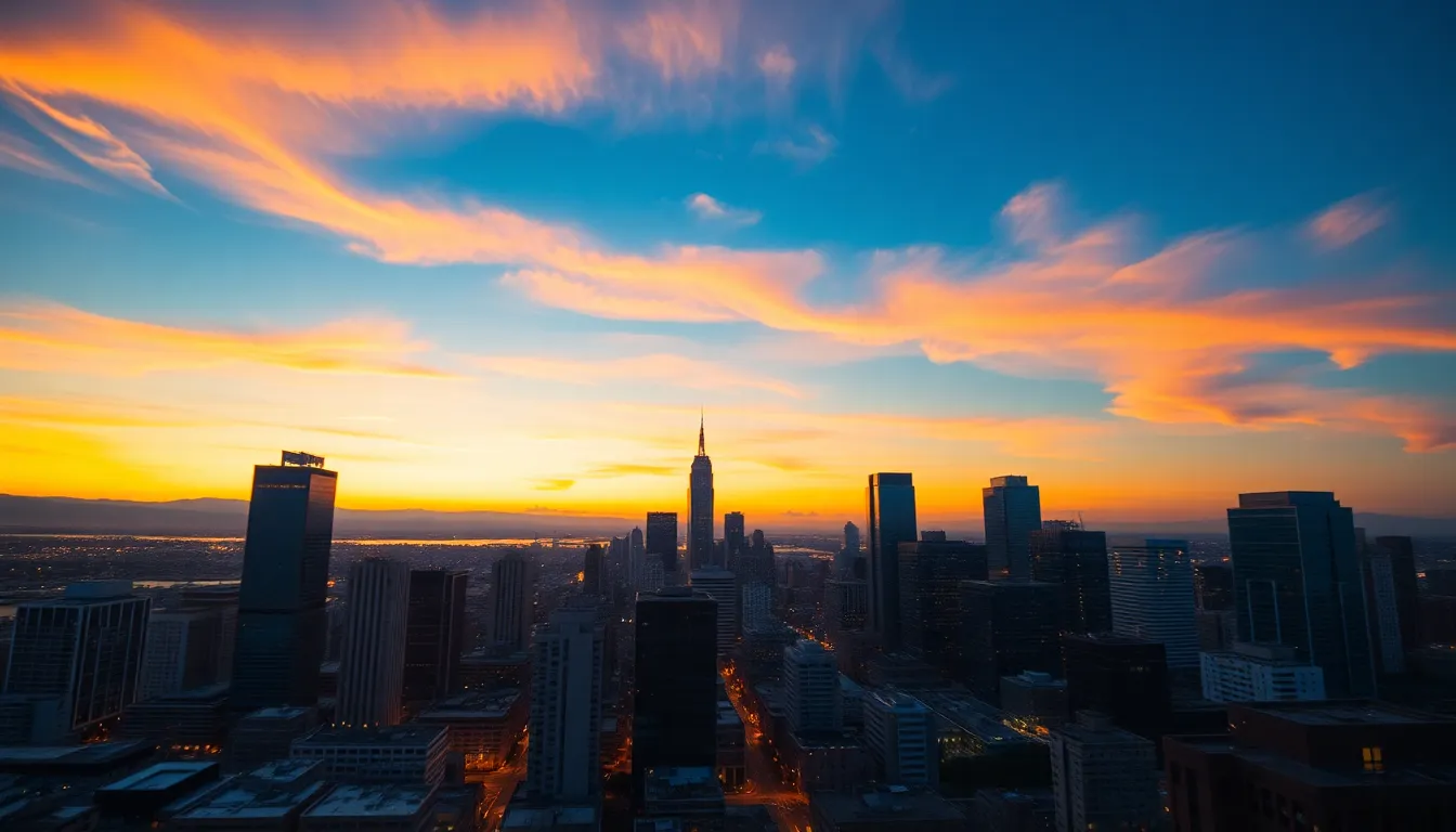 Dramatic Aerial Patchwork of Farmland