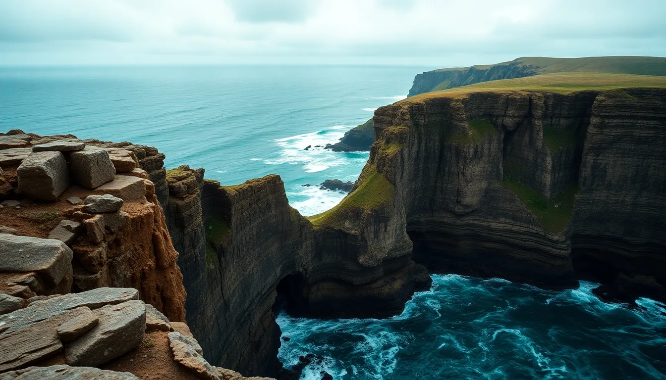 Indoor Wildflower Garden with Large Windows