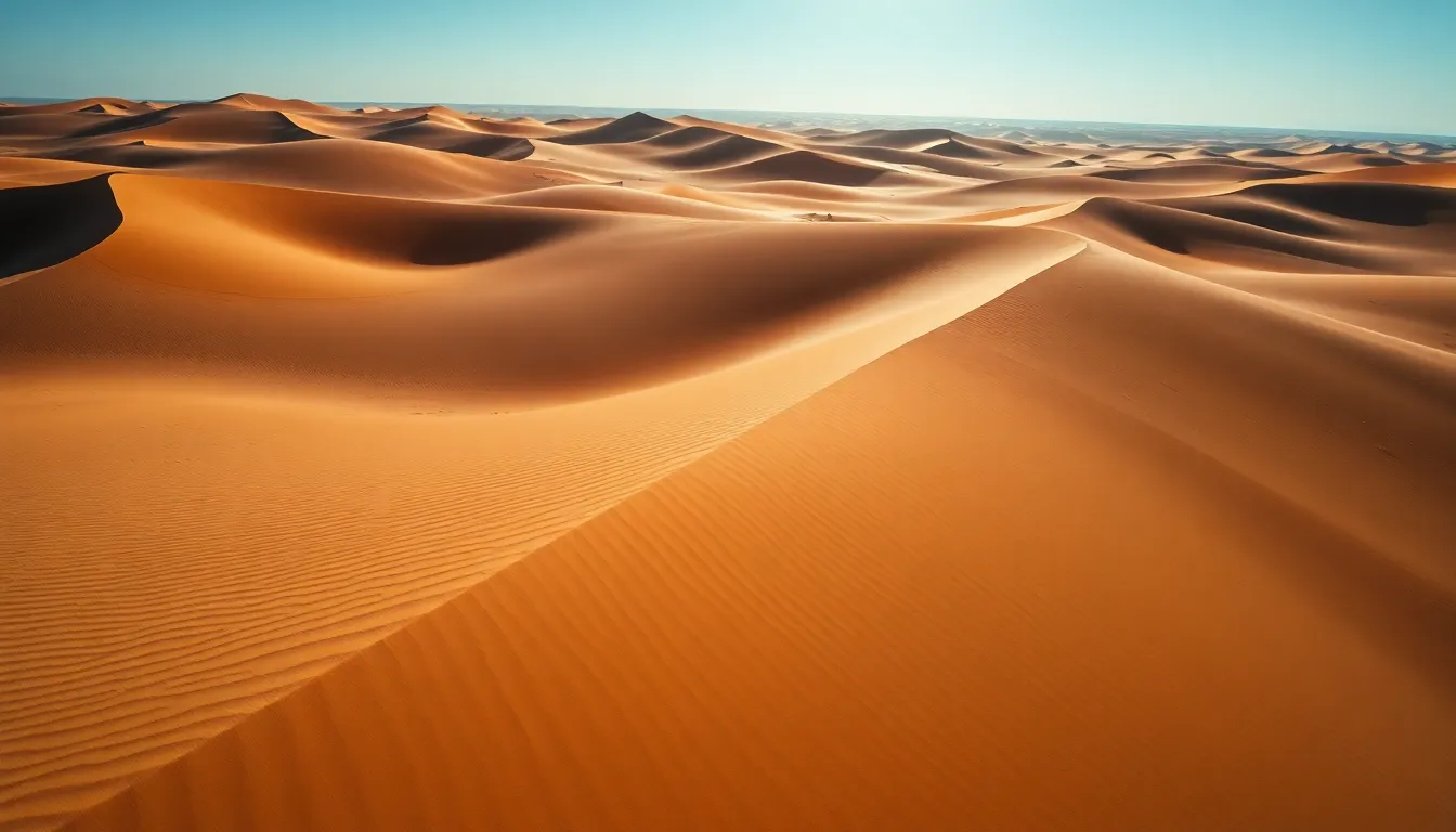 Twilight Urban Skyline Aerial View