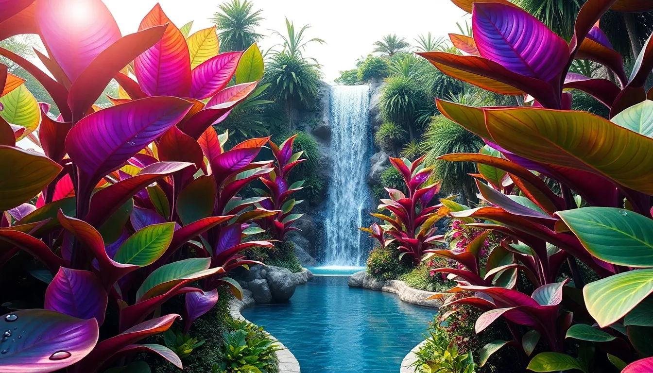 This captivating image captures an enchanting alien garden filled with luminescent flora under a twilight sky. The unique blossoms emit vibrant purples and blues, bathed in golden hour light that enhances their otherworldly glow. A winding path of bioluminescent plants leads the viewer deeper into this surreal landscape, inviting exploration and wonder. The soft, blurred background contrasts beautifully with the sharp focus on the delicate flowers, creating a dreamlike atmosphere perfect for nature enthusiasts and sci-fi lovers alike.