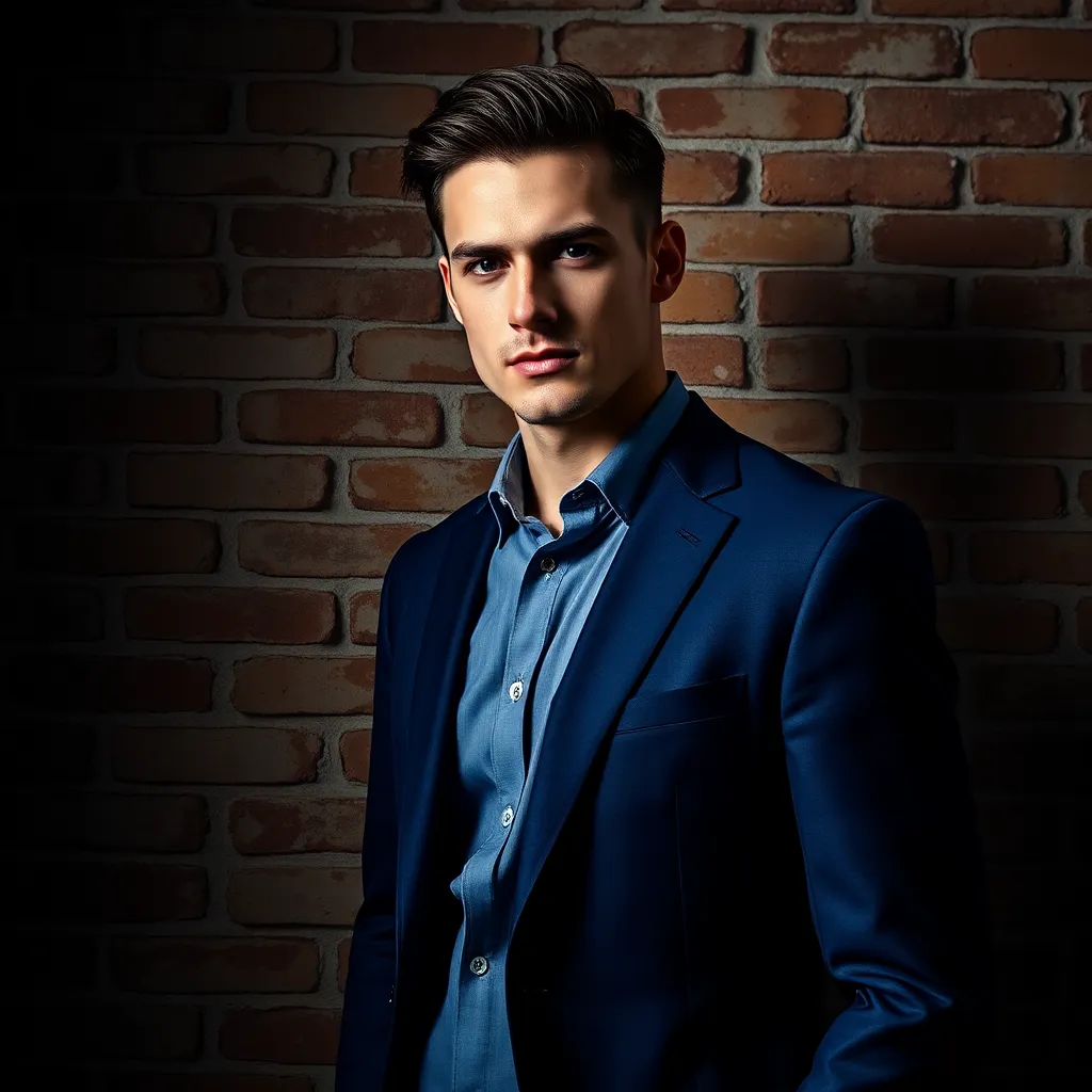 Male Model in Tailored Suit