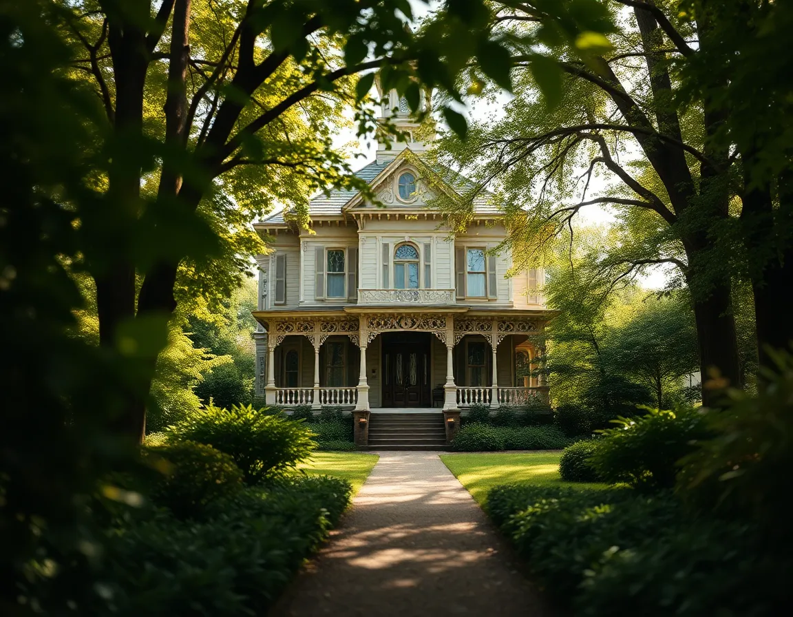 Charming Victorian House in Lush Garden