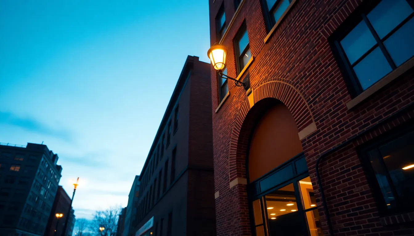 Charming City Archway at Twilight