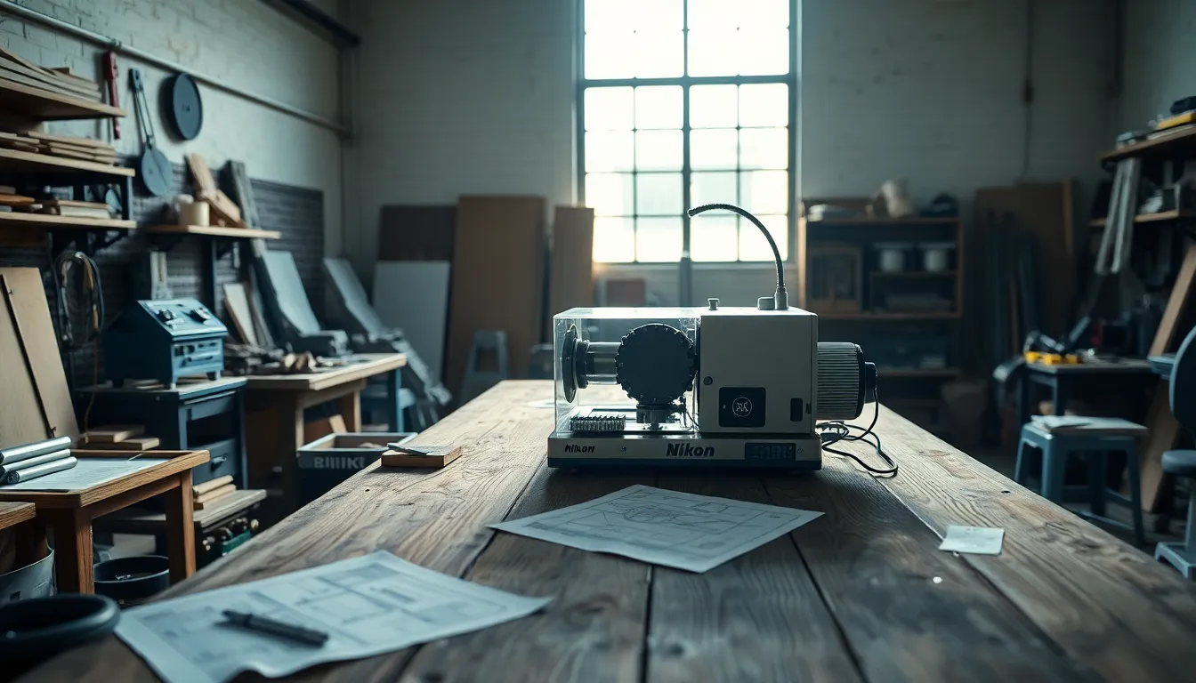High-Tech AI Data Center Interior