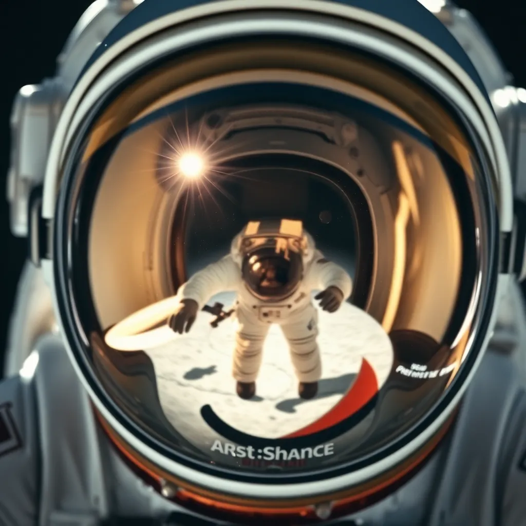 Close-Up of Astronaut Helmet