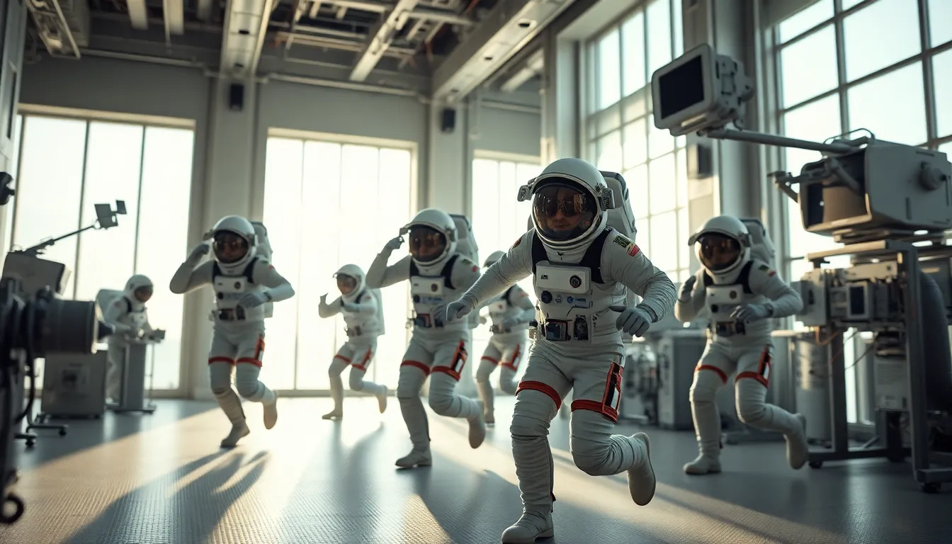 Futuristic Astronaut Training Facility