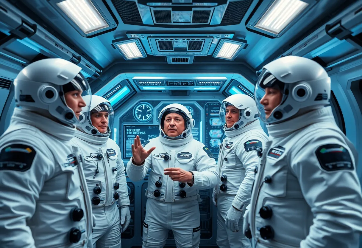 Inside a Futuristic Spacecraft