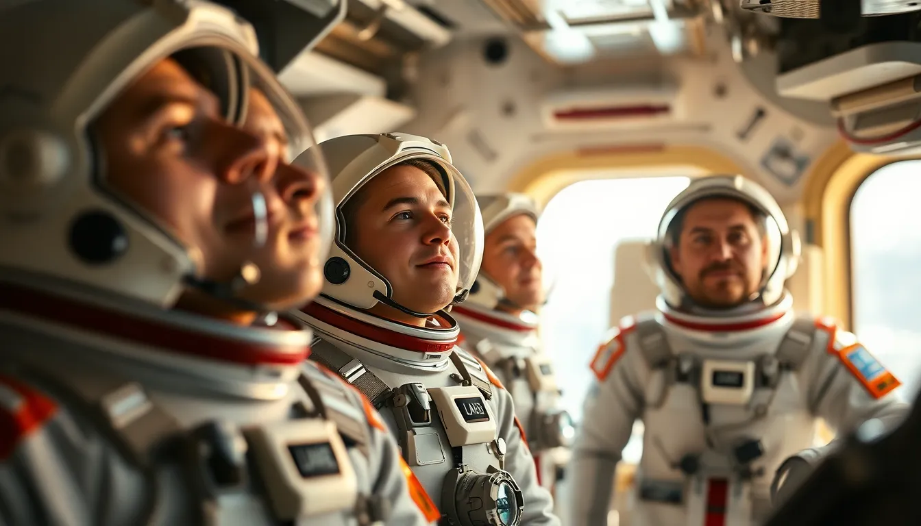 Astronauts in Awe Aboard the International Space Station