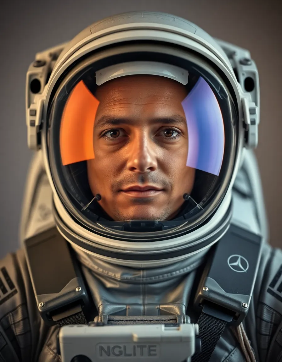 Portrait of an Astronaut in Full Gear