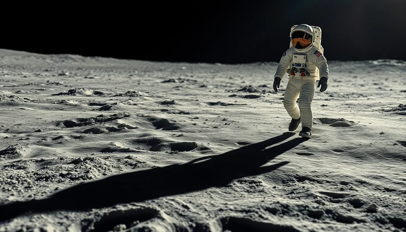 Astronaut on Lunar Surface