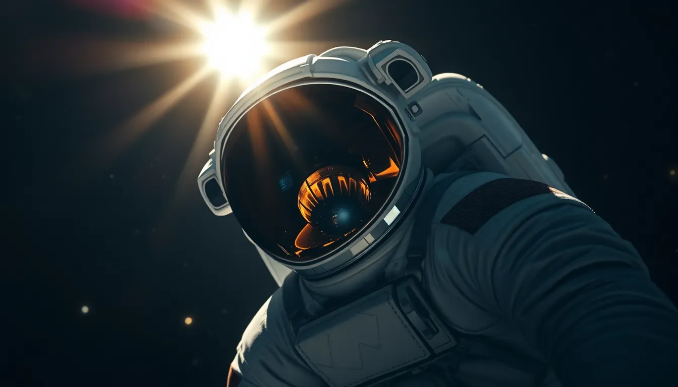 Astronaut in Deep Space