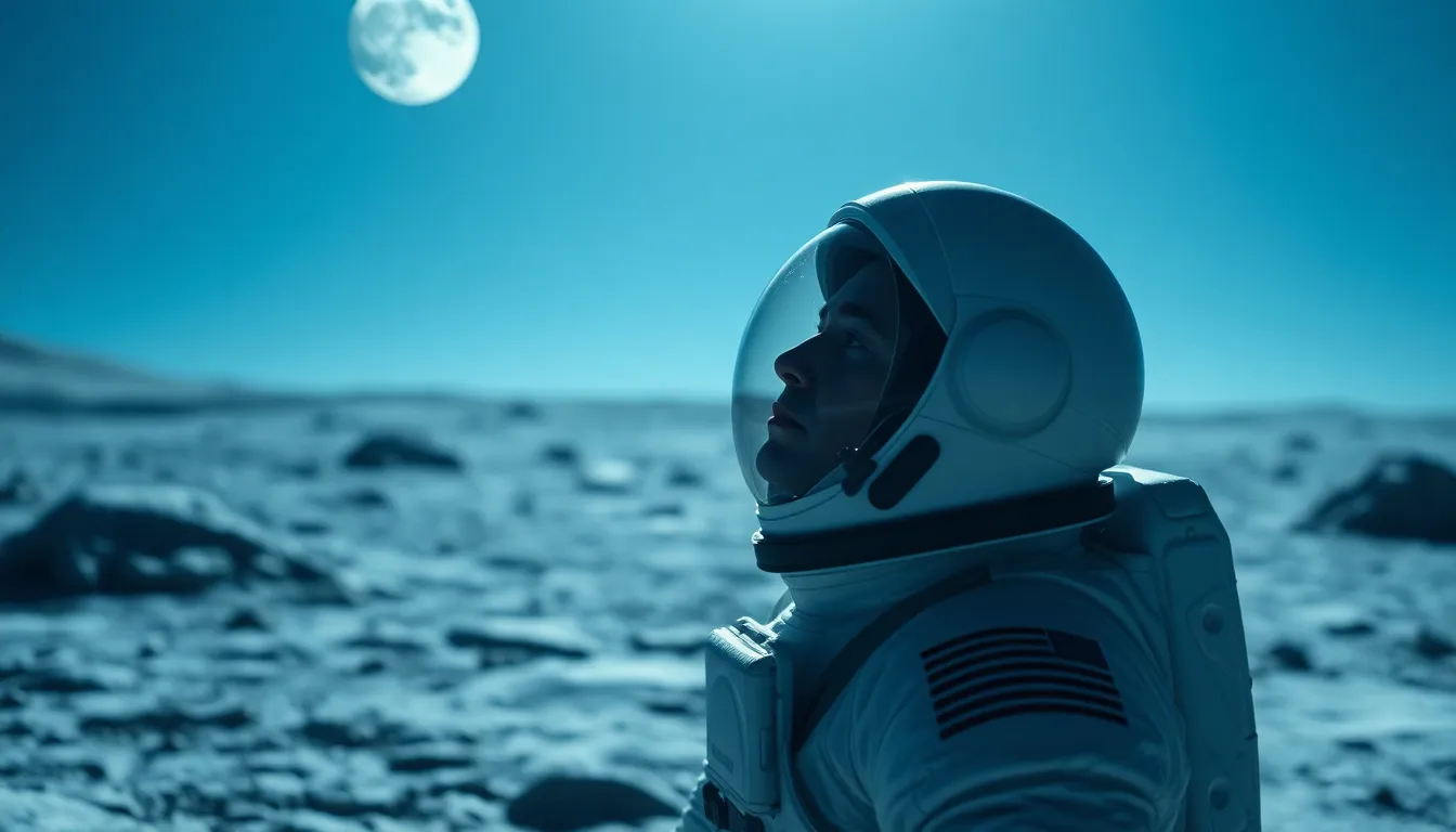 Astronaut on Lunar Surface