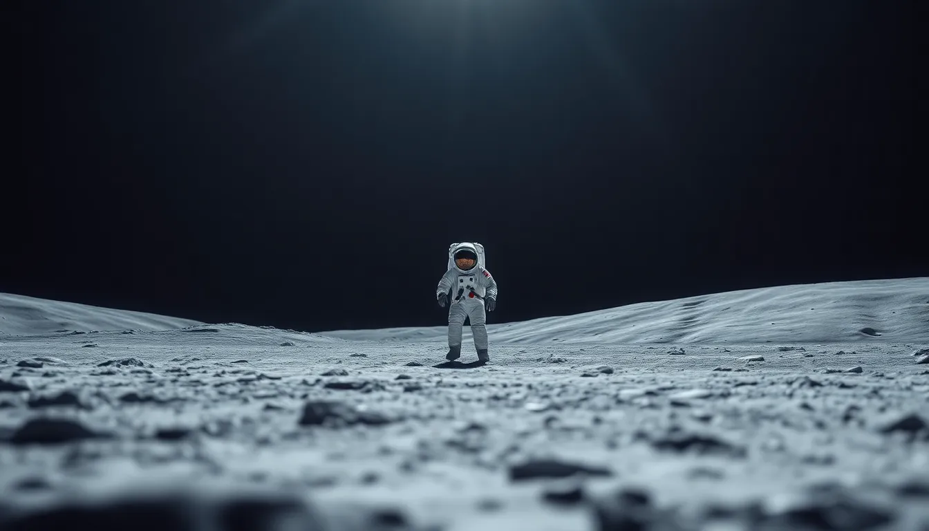 Astronaut Landing on the Moon