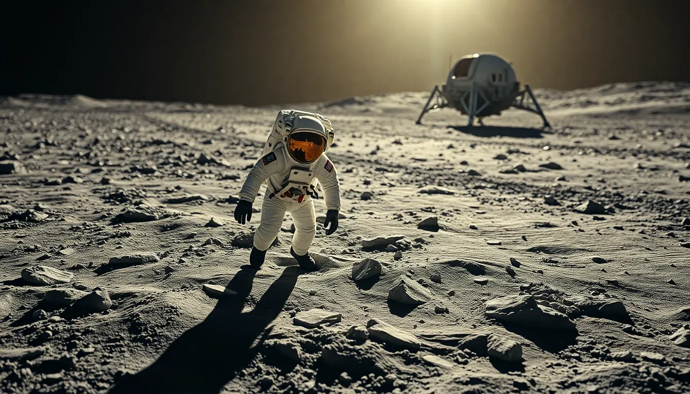Astronaut Landing on the Moon