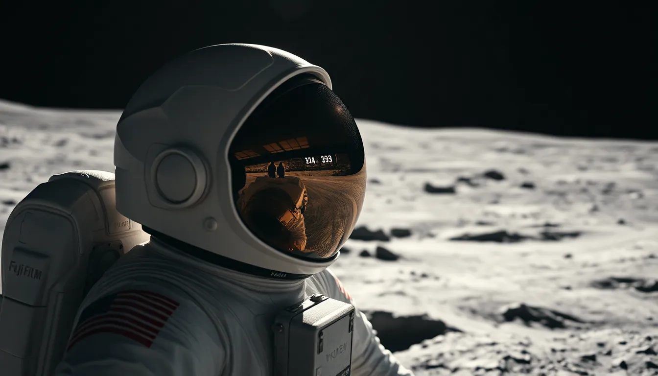 Astronaut on the Moon's Surface