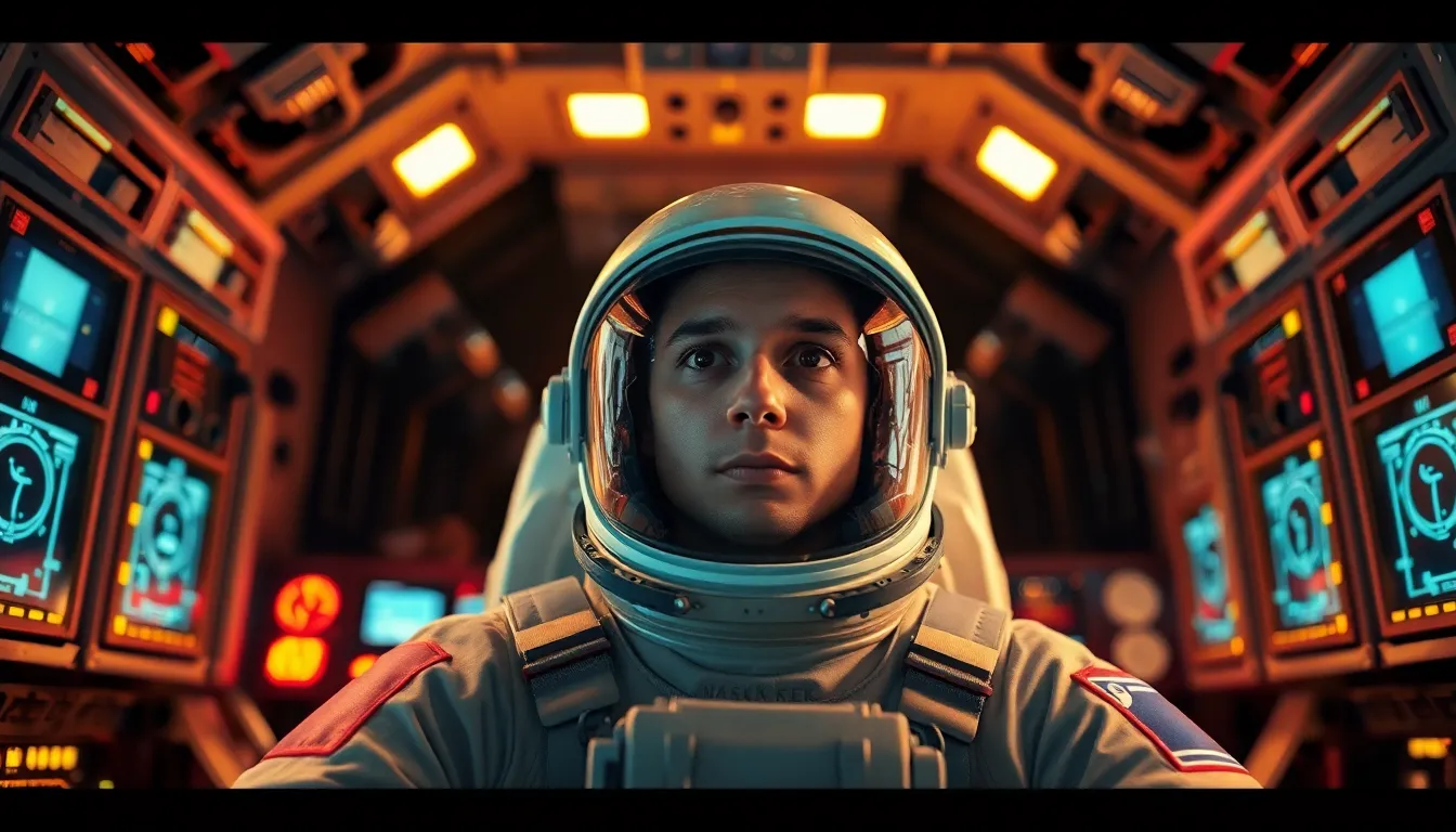 Astronaut Preparing for Launch