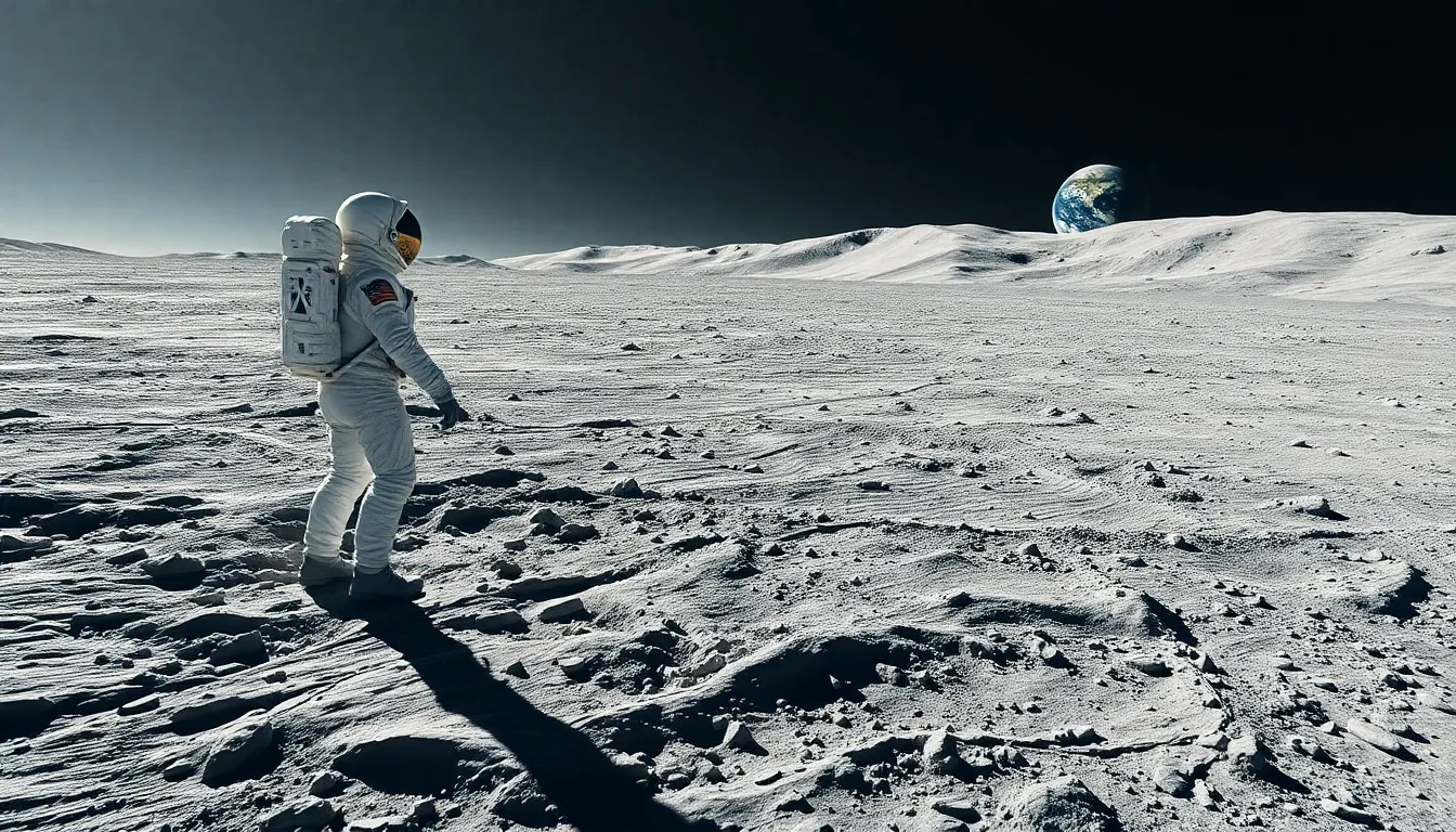 Astronaut on the Moon's Surface