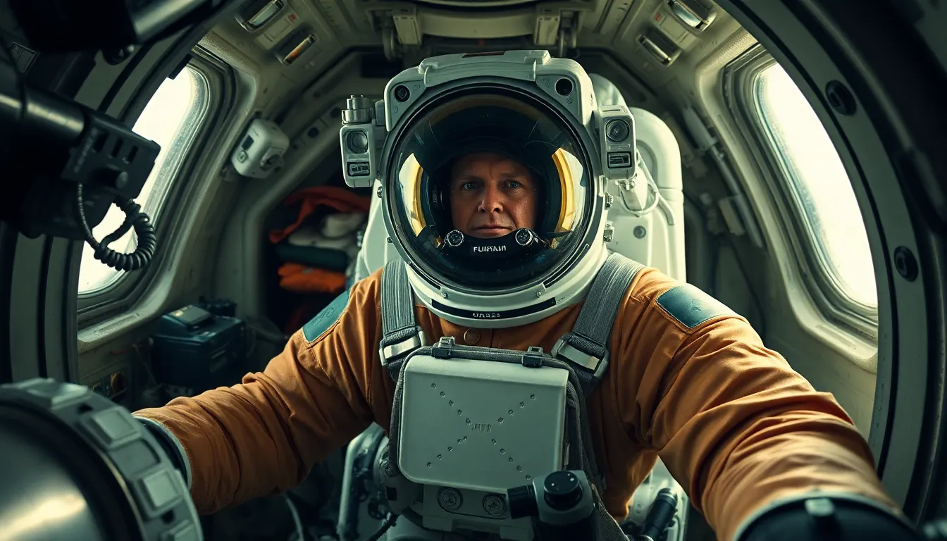 Inside the Space Capsule