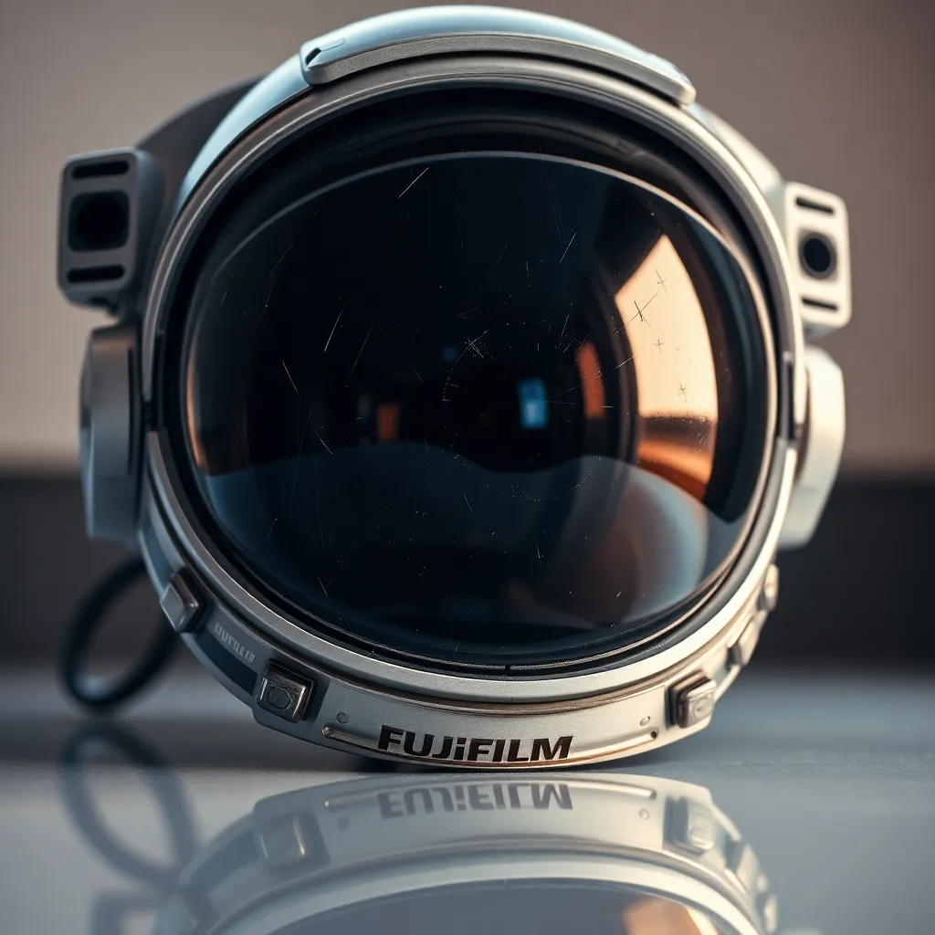 Detailed View of Space Suit Helmet