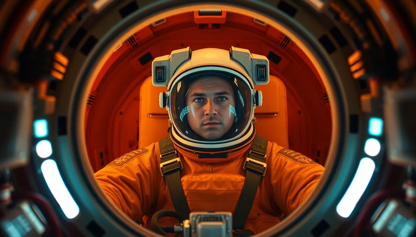 Astronaut Training in Simulation Pod