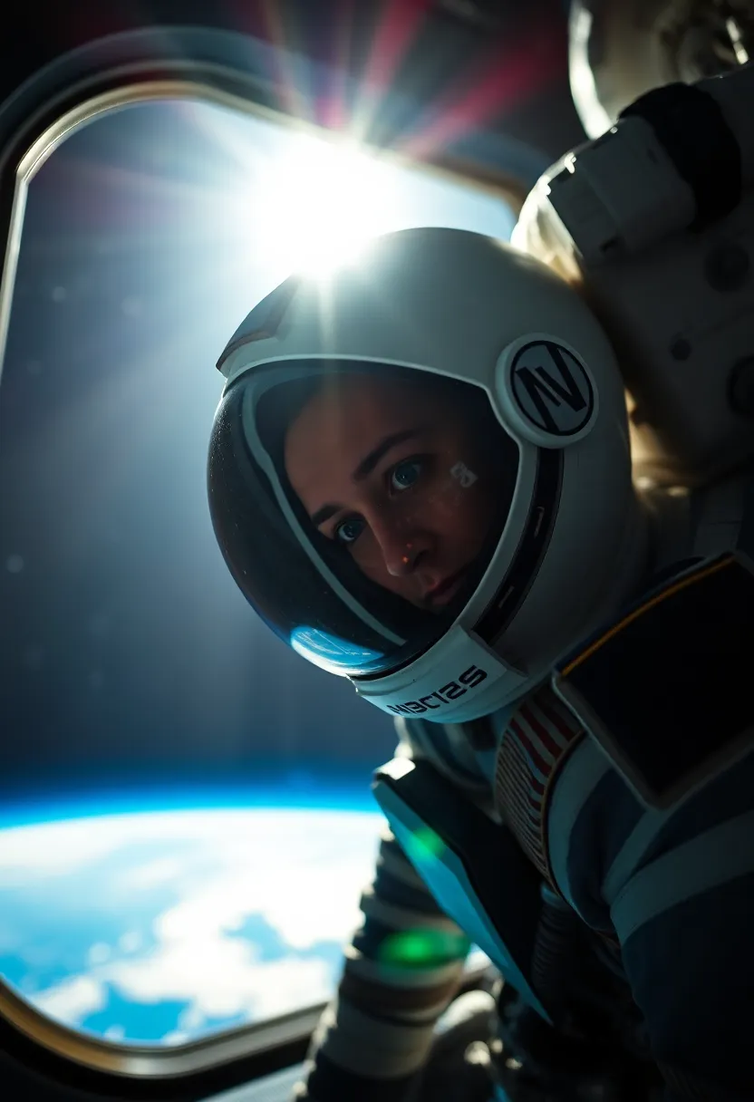 Astronaut During a Spacewalk