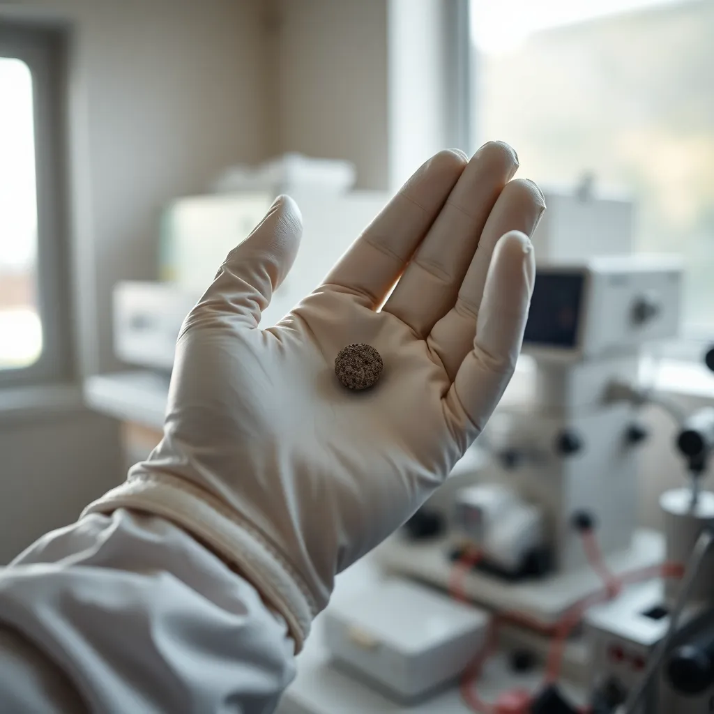 Astronaut Planting Flag on the Moon