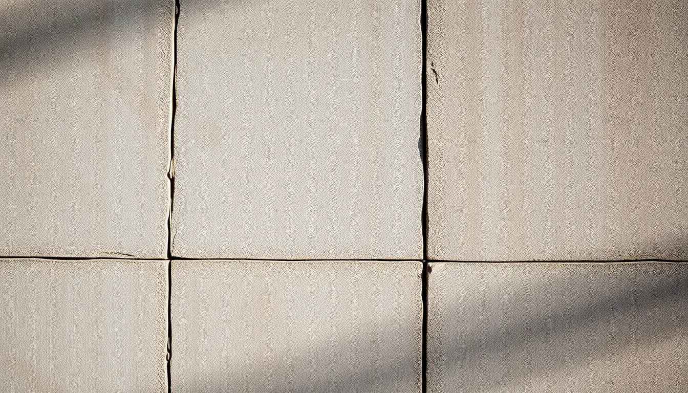 This close-up image captures a uniquely textured concrete wall, highlighting the beauty of industrial design. The afternoon sun casts sharp shadows that enhance the detailed surface, showcasing various shades of gray with subtle warm undertones. The shallow depth of field ensures a clear focus on the texture while blurring the background for a minimalist effect. Ideal for modern design projects, this background combines elegance with an urban aesthetic.