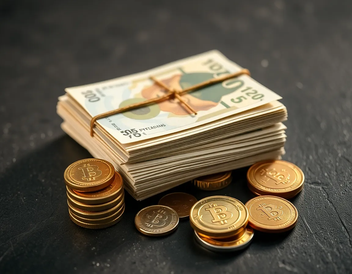 Elegant Currency Stack for Banking