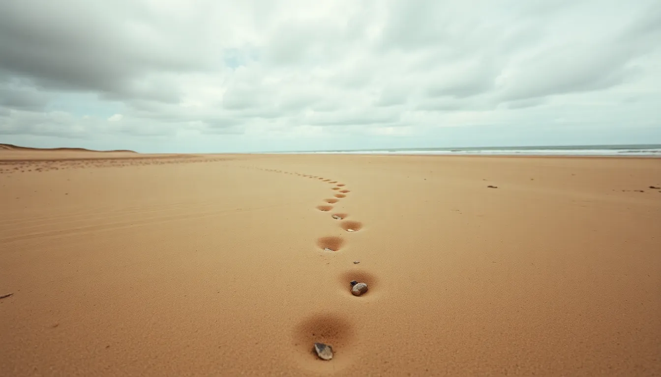 Sandy Path Leading to the Shoreline