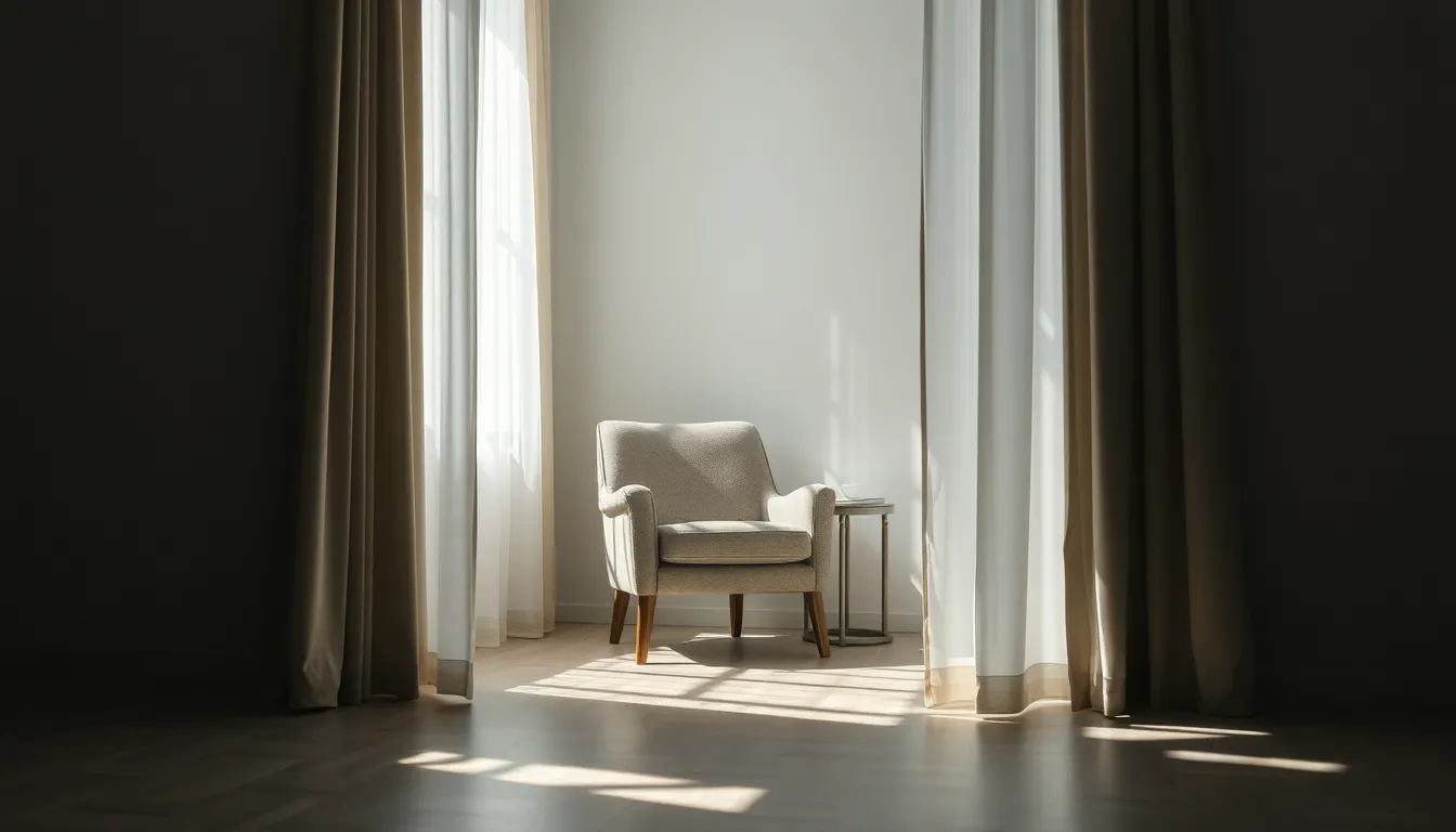 Cozy Reading Nook in a Bright Bedroom