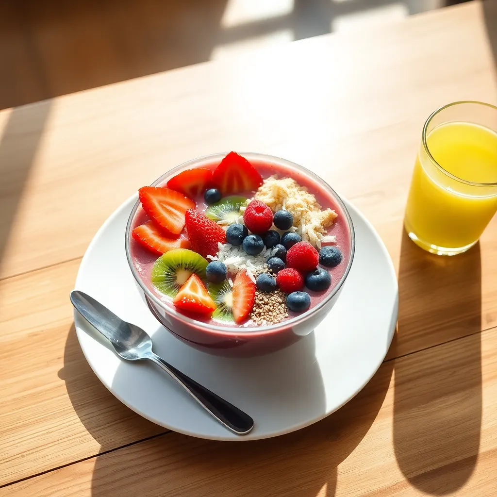Colorful Smoothie Bowl