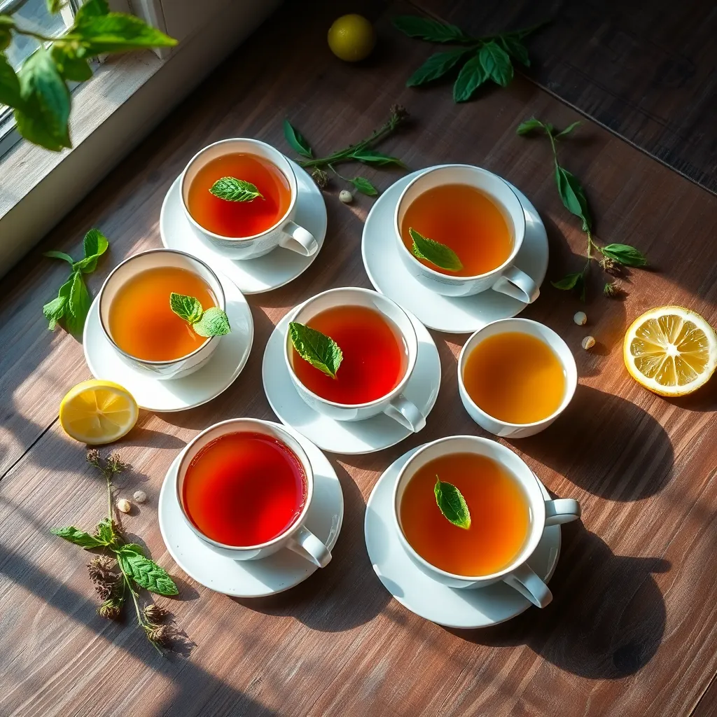 Artisan Teas Flat Lay