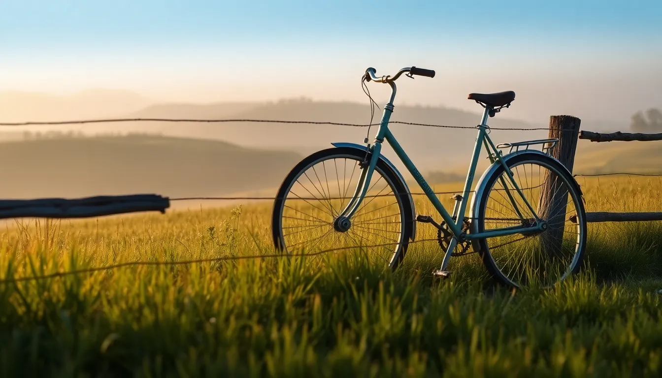 Vintage Bicycle in Countryside