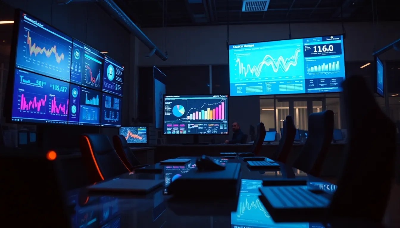 Modern Office with Big Data Analytics