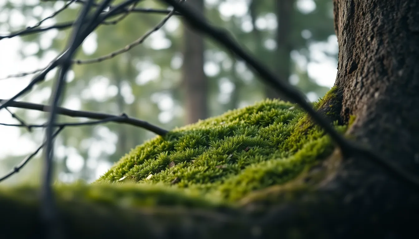 Lush Forest Moss Detail