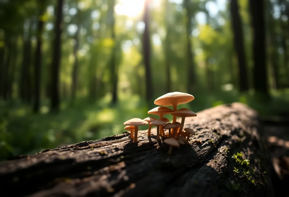 Botanical Garden Display of Plant Specimens