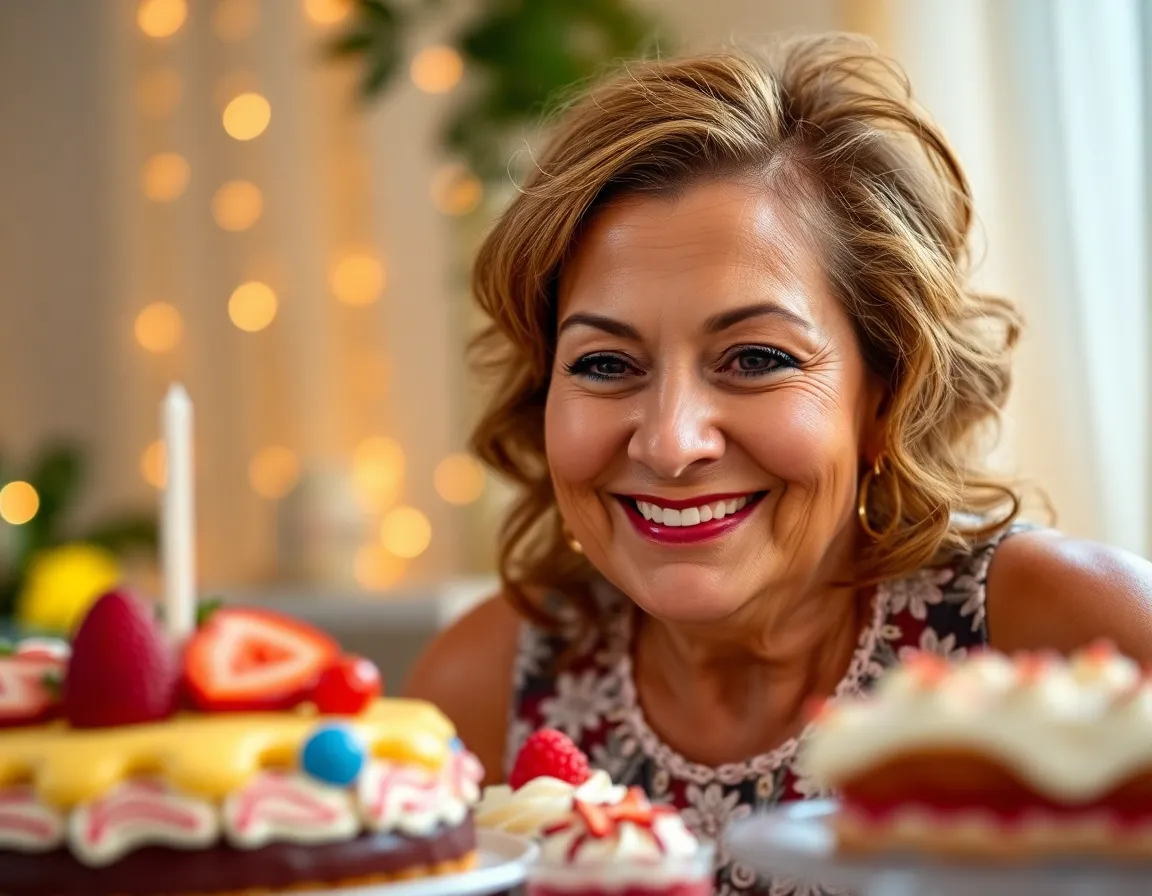 Charming Dessert Table at a Birthday Party