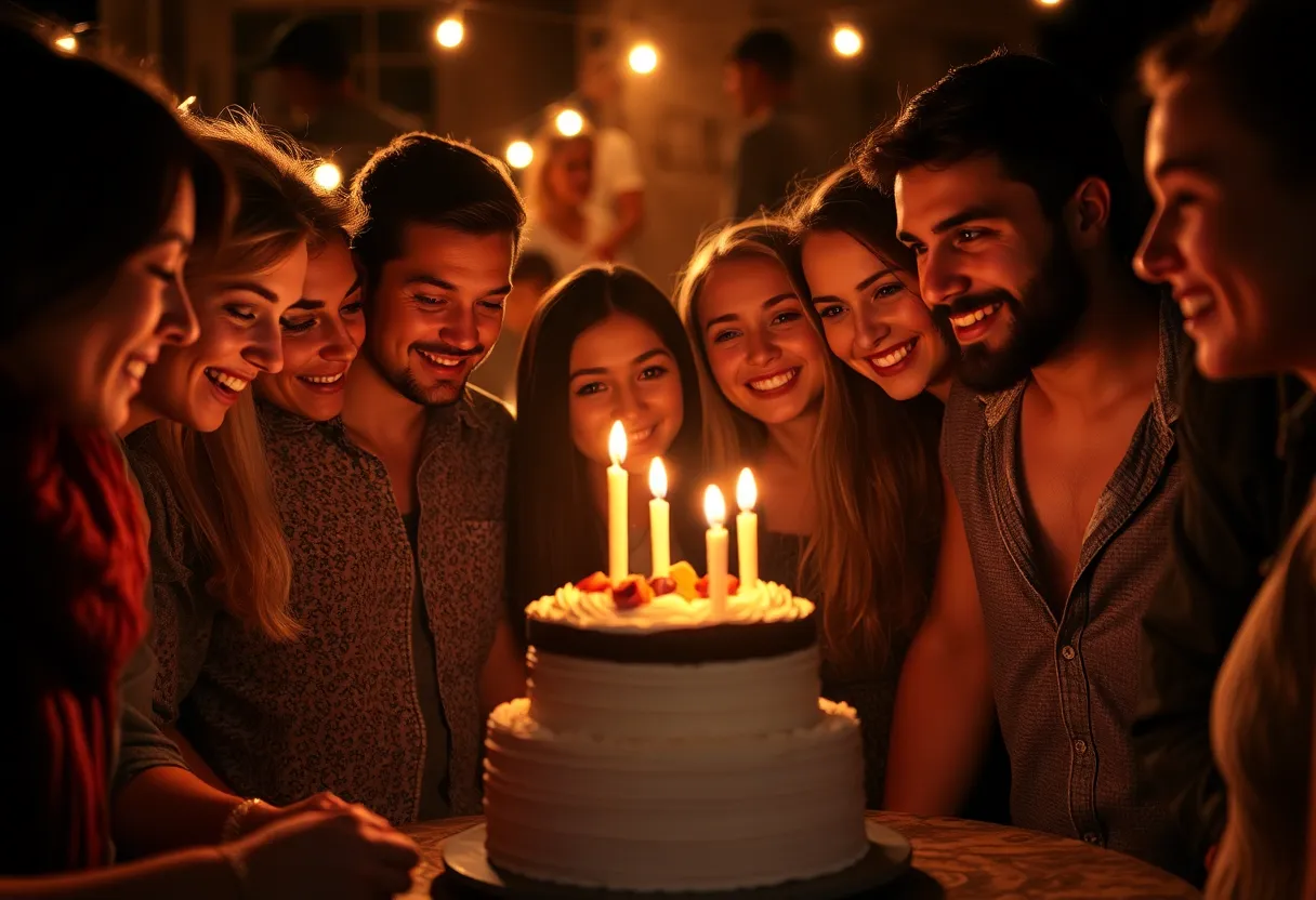 Intimate Evening Birthday Celebration