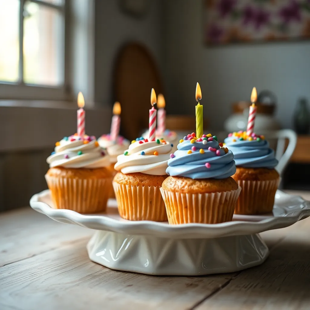 Gourmet Cupcakes for Birthday Celebration