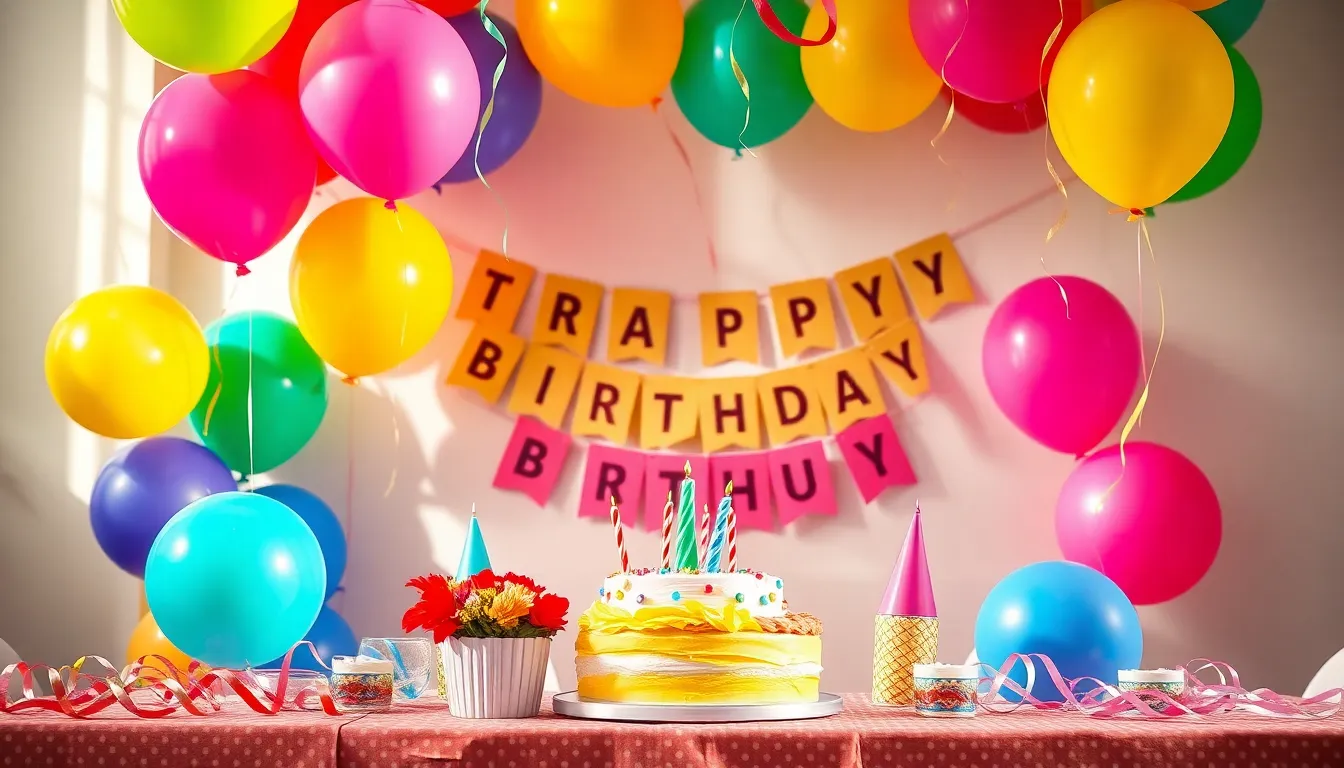 Vibrant Birthday Party Decorations