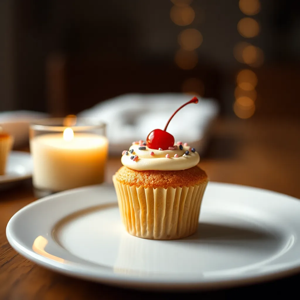 Charming Birthday Cupcake Delight