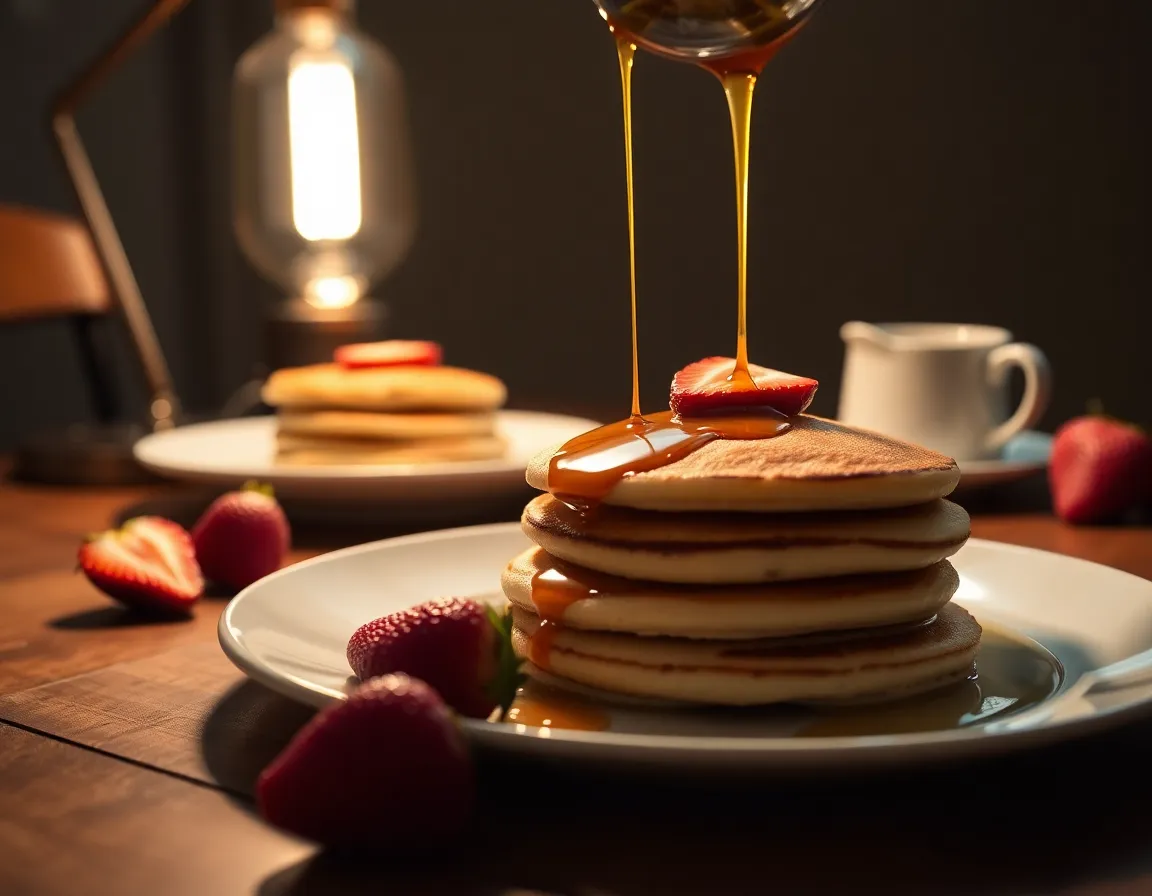 Cozy Birthday Breakfast with Pancakes