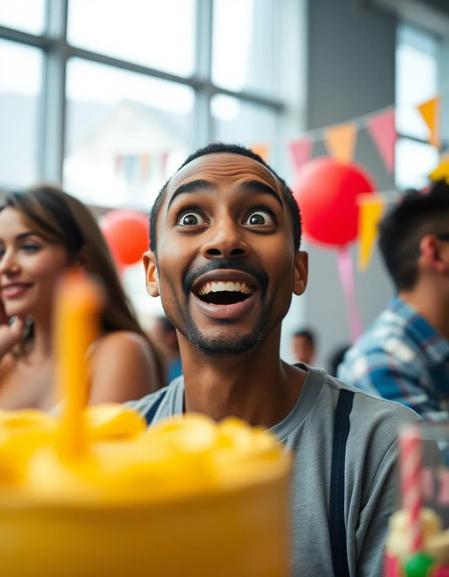 Elegant Birthday Cake Display