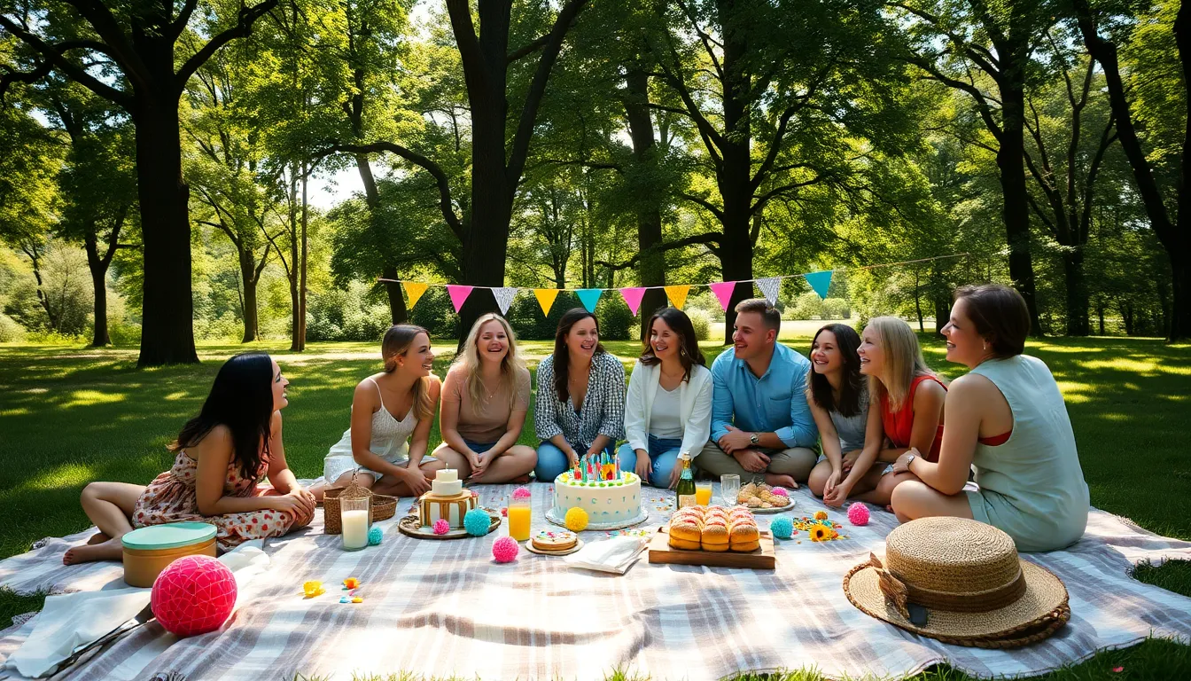 Birthday Picnic Under the Trees