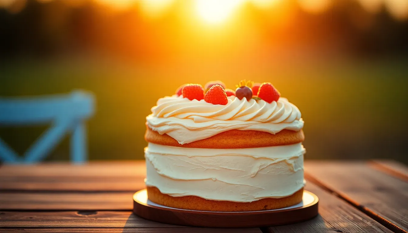 Elegant Birthday Cake Celebration