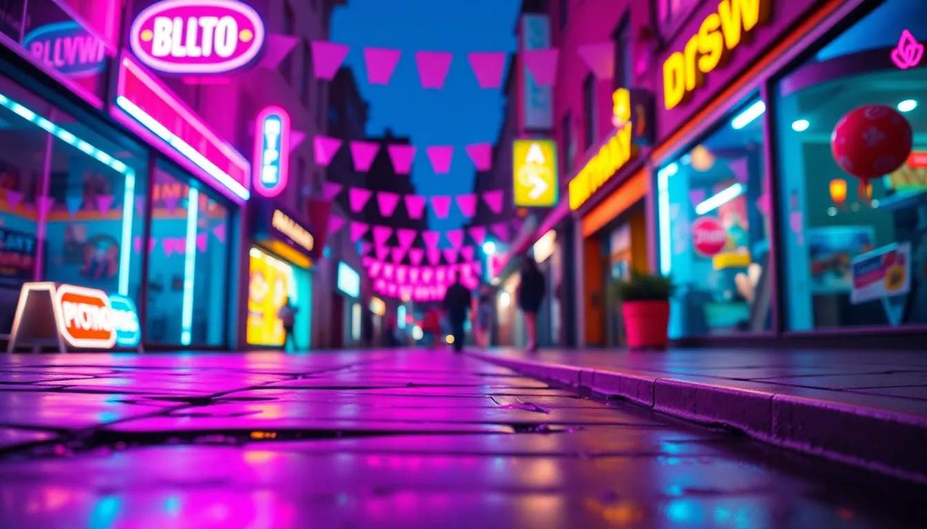 Urban Birthday Celebration at Night